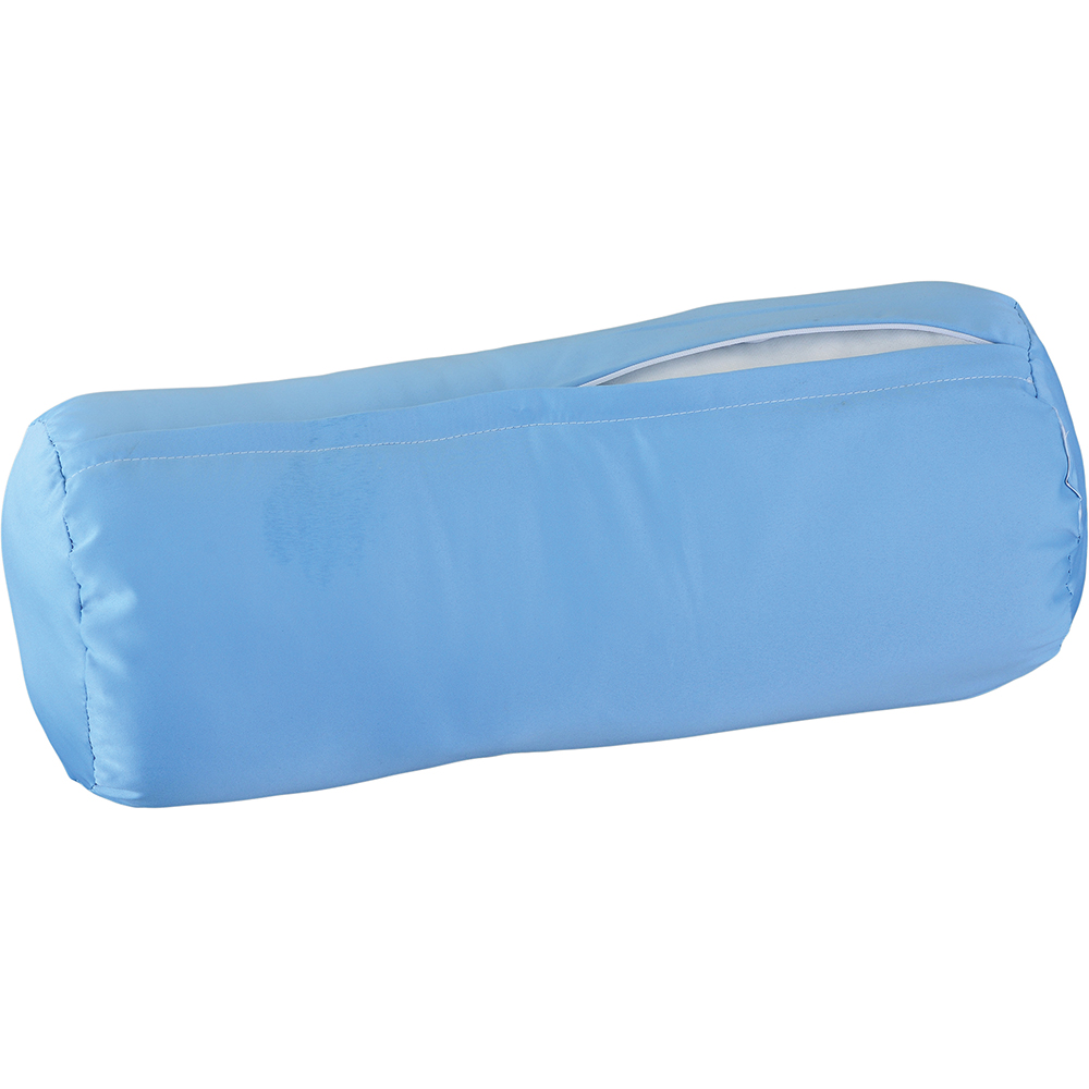 ROLL PILLOW SKY BLUE SATIN